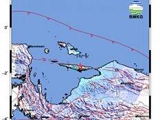 Gempa 5,1 SR Guncang Serui, Papua