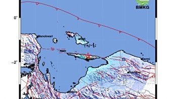 Gempa 5,1 SR Guncang Serui, Papua