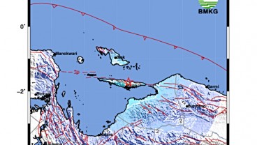 Gempa 5,1 SR Guncang Serui, Papua