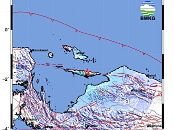 Gempa 5,1 SR Guncang Serui, Papua