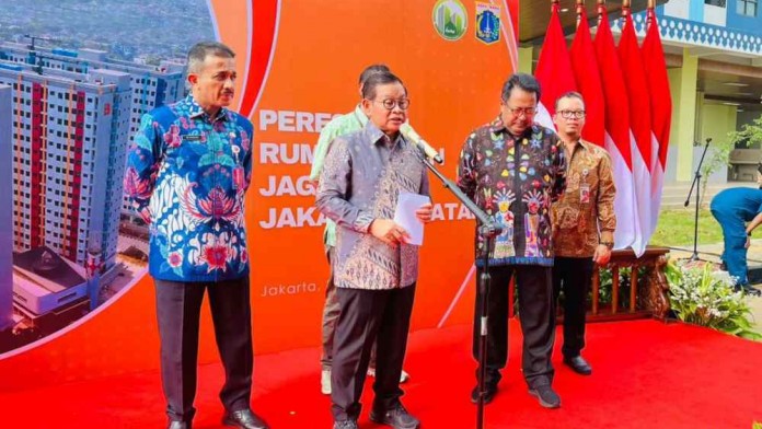 Pramono Resmikan Rusunawa Jagakarsa, Diprioritaskan untuk Korban Banjir
