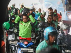 Menaker Minta Maaf di Depan Puluhan Ojol Soal BHR yang Belum Optimal