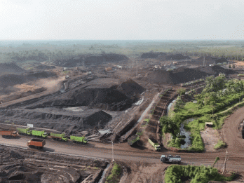 PT Servo Lintas Raya Kurangi Volume Batu Bara di Intermediate Stockpile KM 36