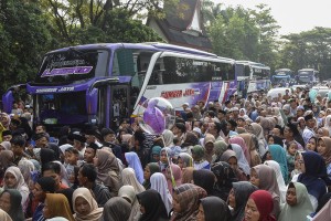 Pelepasan Jamaah Calon Haji di Ciamis
