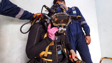 Pelatihan Kerja Pengelasan di Dalam Air