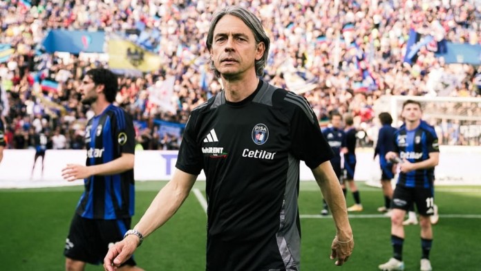 Pisa SC Promosi ke Serie A, Legenda Italia Filippo Inzaghi Kibarkan Bendera Palestina