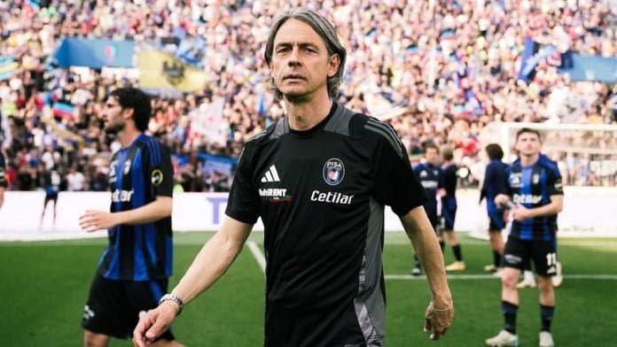 Pisa SC Promosi ke Serie A, Legenda Italia Filippo Inzaghi Kibarkan Bendera Palestina