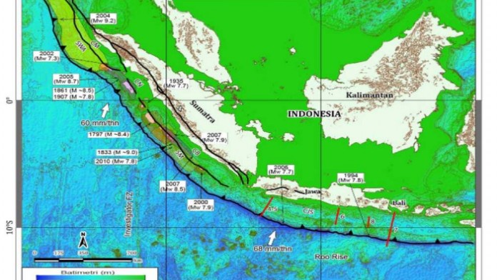 Zona Megathrust di Indonesia Lebih Mengkhawatirkan daripada Megathrust Jepang