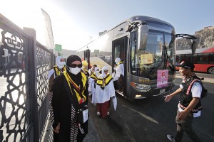 Layanan Bus Shalawat Bagi Jamaah Calon Haji Indonesia