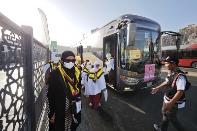 Layanan Bus Shalawat Bagi Jamaah Calon Haji Indonesia