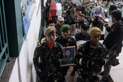 Pemakaman Prajurit TNI Korban Ledakan Amunisi