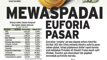 PERANG DAGANG   : Mewaspadai Euforia Pasar