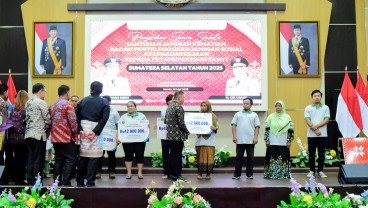 BPJS Ketenagakerjaan Serahkan JKM ke 9 Ahli Waris Sawit Sumsel