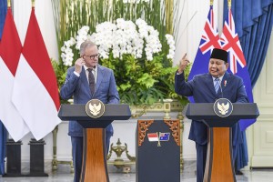 Presiden Prabowo Menerima Kunjungan PM Australia