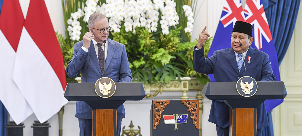 Presiden Prabowo Menerima Kunjungan PM Australia