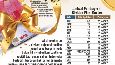 PASAR MODAL : Musim Dividen Gairahkan Bursa