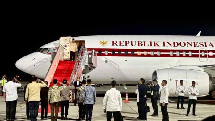 Penampilan Pesawat Kepresidenen Prabowo yang Beda Warna dengan Era Jokowi