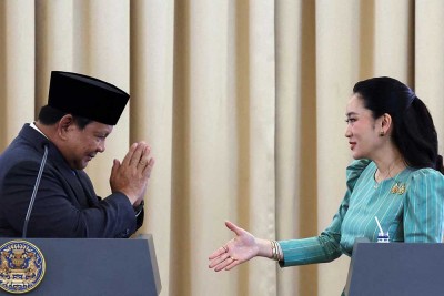 Presiden Prabowo Subianto Lakukan Kunjungan Kehormatan ke PM Thailand Paetongtarn Shinawatra