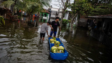 Sebelas Desa di Demak Terendam Banjir Akibat Jebolnya Tanggul Sungai Tuntang
