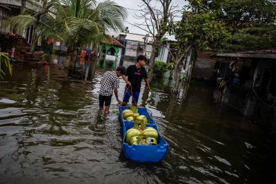 Sebelas Desa di Demak Terendam Banjir Akibat Jebolnya Tanggul Sungai Tuntang