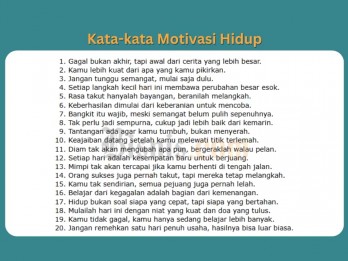120 Kata-kata Motivasi Hidup sebagai Booster Semangat