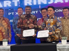 XLSMART - Huawei - ZTE Teken Kerja Sama Pengelolaan Operasional Jaringan
