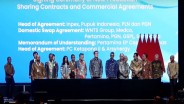 Disaksikan Prabowo, Inpex Teken Perjanjian Jual Beli Gas Masela dengan 3 BUMN