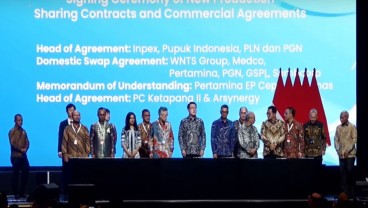 Disaksikan Prabowo, Inpex Teken Perjanjian Jual Beli Gas Masela dengan 3 BUMN
