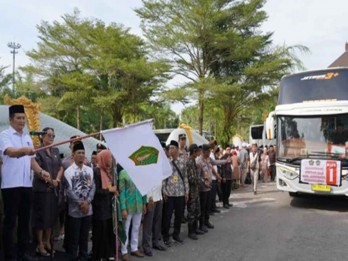 87 Jemaah Haji Jembrana Berangkat ke Embarkasi Surabaya, Termuda Usia 31 Tahun