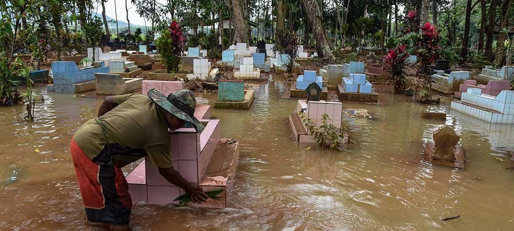 Banjir Akibat Luapan Sungai Citanduy di Kabupaten Ciamis Mulai Surut