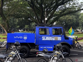 Pawai Juara Liga 1, Persib Pakai 4 Rantis Unimog