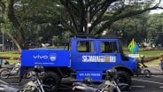 Pawai Juara Liga 1, Persib Pakai 4 Rantis Unimog