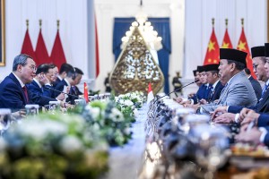 Presiden Prabowo Menerima Kunjungan PM China Li Qiang