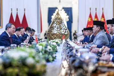 Presiden Prabowo Menerima Kunjungan PM China Li Qiang