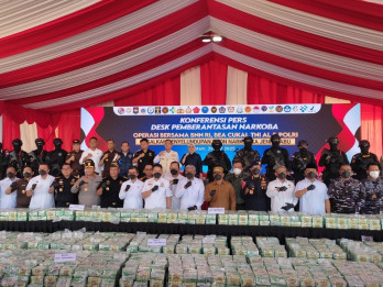Aparat Ungkap Penyelundupan Narkoba Sebanyak 3,9 Ton di Kepri