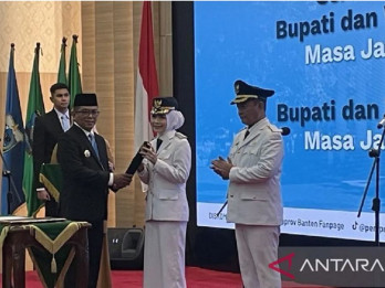 Lantik Bupati Serang Ratu Zakiyah-Najib, Ini Pesan Gubernur Banten