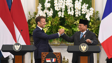 Presiden Prabowo Menerima Kunjungan Presiden Prancis