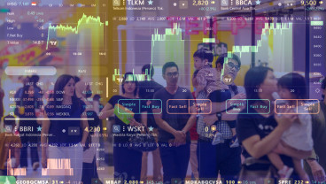 IHSG Ditutup Lesu, Saham AMMN, ANTM, BBCA Masih Untung
