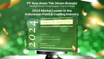 Avian Brands Dinobatkan sebagai Market Leader Industri Cat 2024