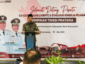 Wabup Muba Buka Job Fit dan Evaluasi Kinerja Pejabat Pimpinan Tinggi Pratama