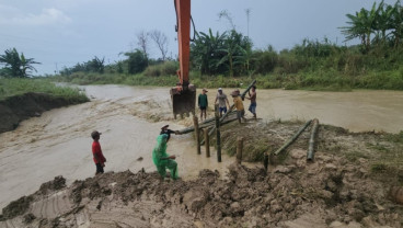 Pemko Pekanbaru Pantau Progres Proyek Parit Belanda Senilai Rp80 Miliar di Rumbai