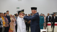 Bupati dan Wakil Bupati Pasaman Hasil PSU Resmi Dilantik