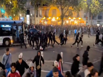 Paris Rusuh! 81 Orang Ditangkap Buntut Nobar Final Liga Champions PSG vs Inter Milan