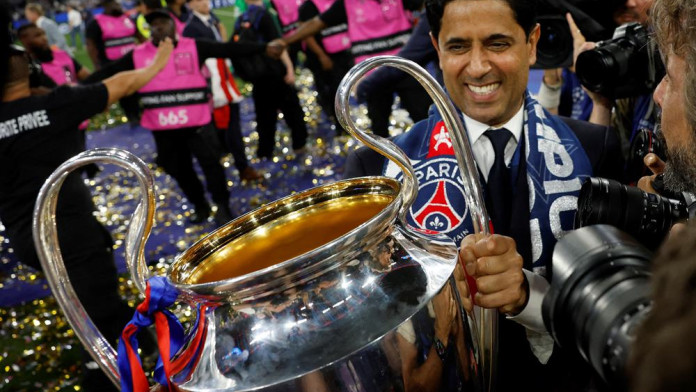 Bahagianya Al-Khelaifi Akhirnya PSG Berhasil Juara Liga Champions