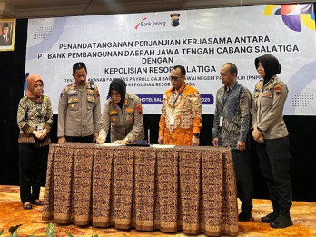 Bank Jateng Layani Payroll Pegawai Polres Salatiga