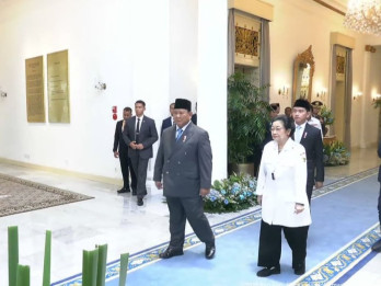 Prabowo, Gibran, hingga Megawati Hadiri Upacara Hari Lahir Pancasila