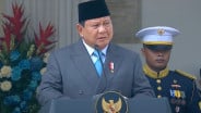 Prabowo Beri Salam Hormat ke Megawati saat Upacara Hari Pancasila