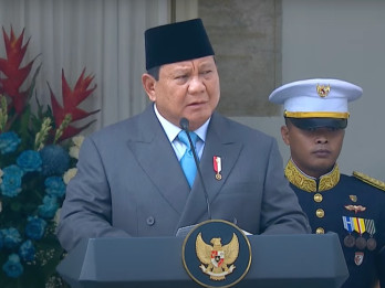 Di depan Mega dan Gibran, Prabowo Ingatkan Pejabat Tak Becus Lebih Baik Mundur