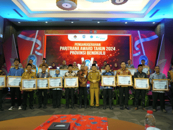 Paritrana Award 2024: BPJS TK Bengkulu Bayar Klaim Rp205 M