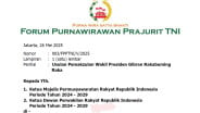 Ini Isi Surat Usulan Pemakzulan Gibran yang Resmi Diterima DPR